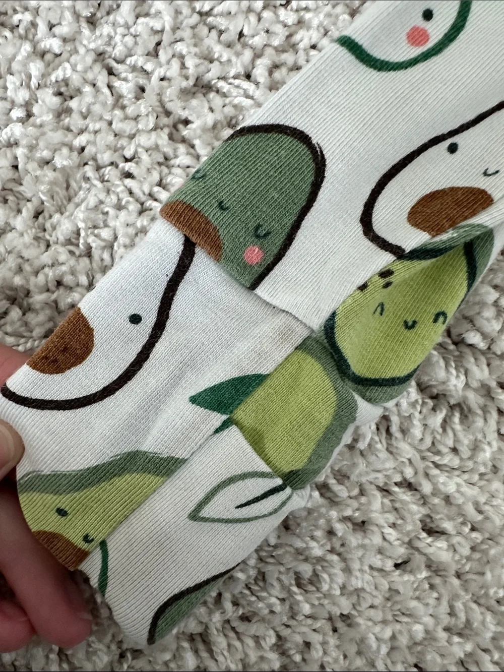 Loulou Lollipop Baby Avocado Print Footless Full-Zip